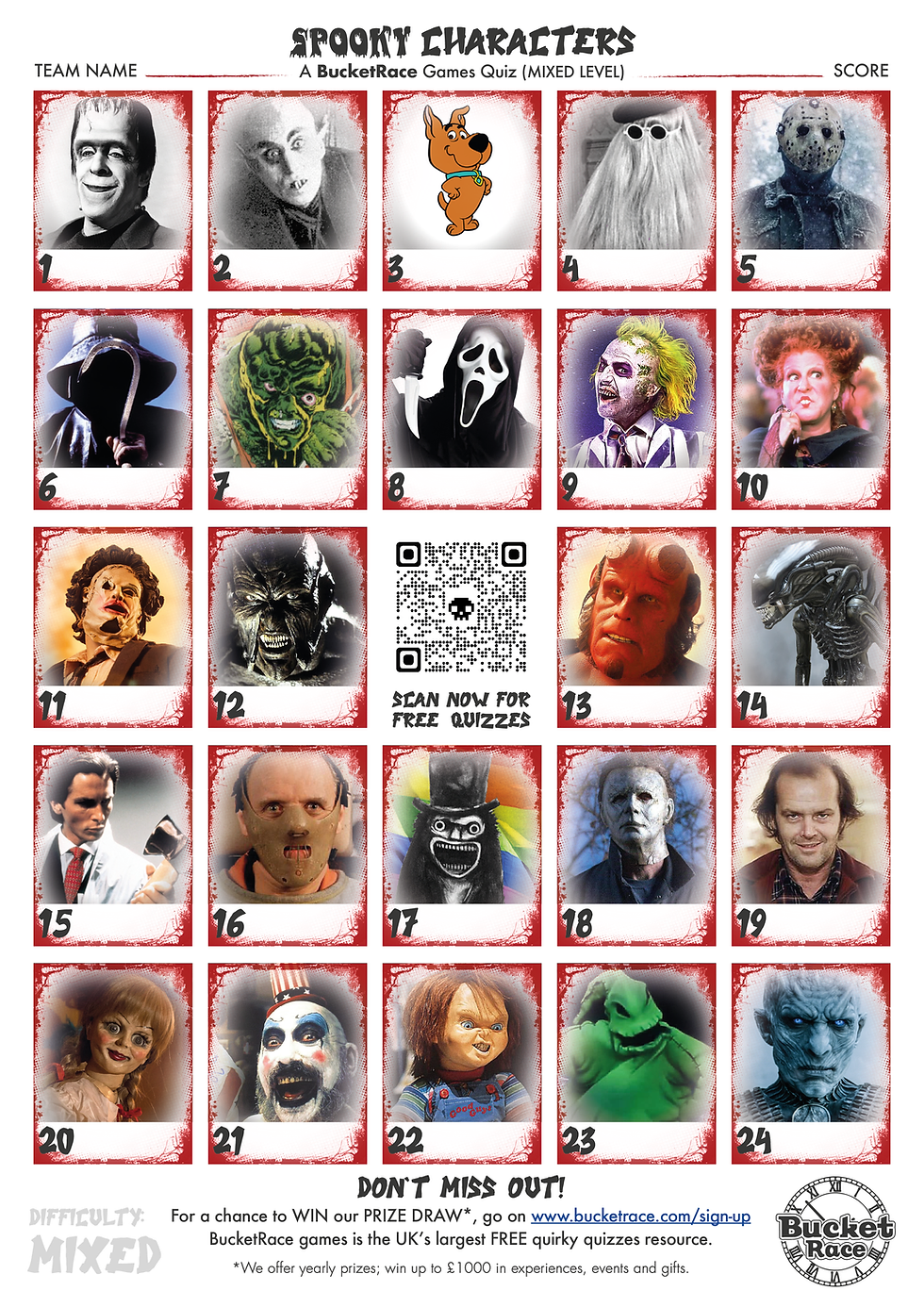 Printable Picture Quiz