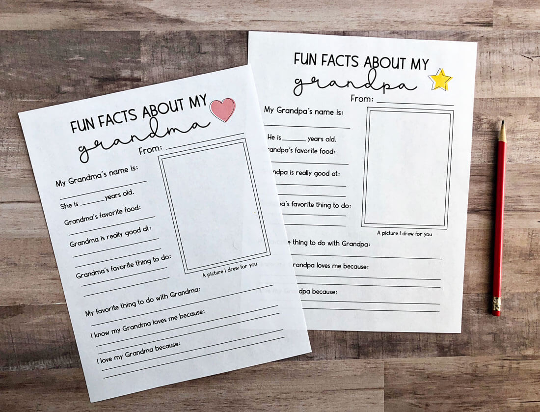 Printables For Grandparents Day