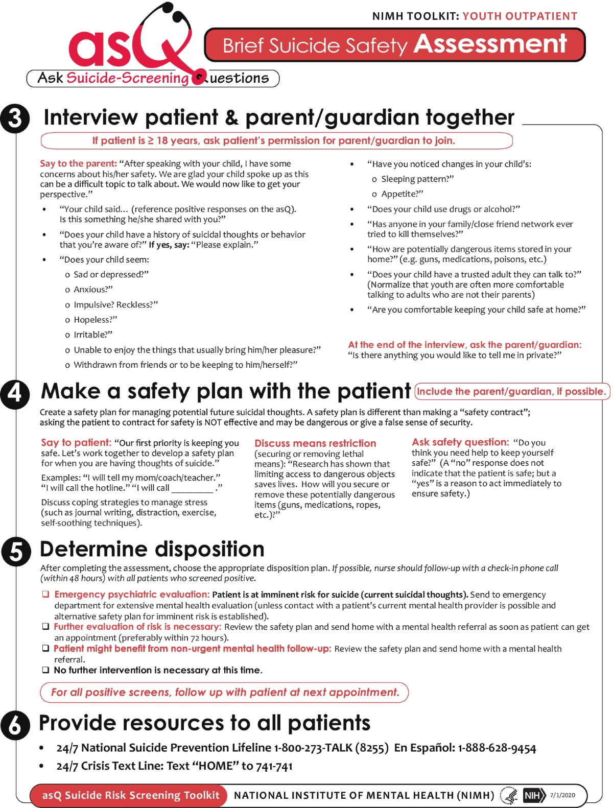 Provider Opinions Of The Acceptability Of Ask Suicide Screening Questions ASQ Tool And The ASQ Brief Suicide Safety Assessment BSSA For Universal Suicide Risk Screening In Community Healthcare Potential Barriers And Necessary Elements