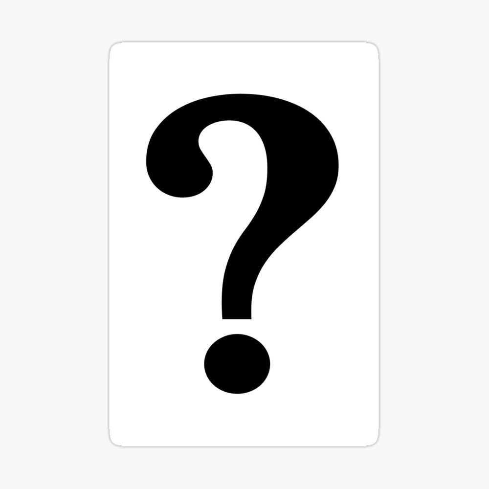 Question Mark black Magnet For Sale By Avidfan2000 Redbubble