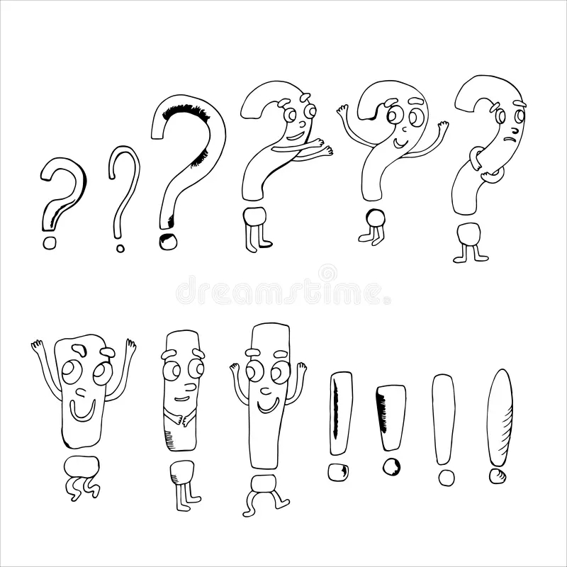 Printable Question Mark Coloring Page