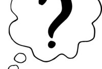 Question Mark In A Cloud Icon Sketch Hand Drawn Vector Image