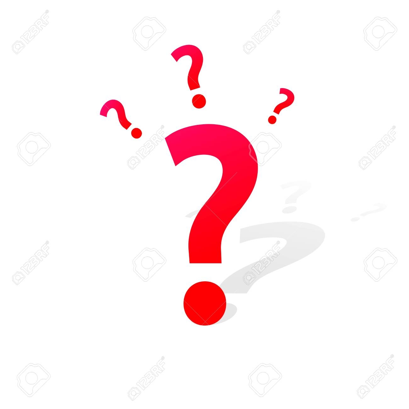 Question Mark Sign Icon Design Template Royalty Free SVG Cliparts Vectors And Stock Illustration Image 124357436 