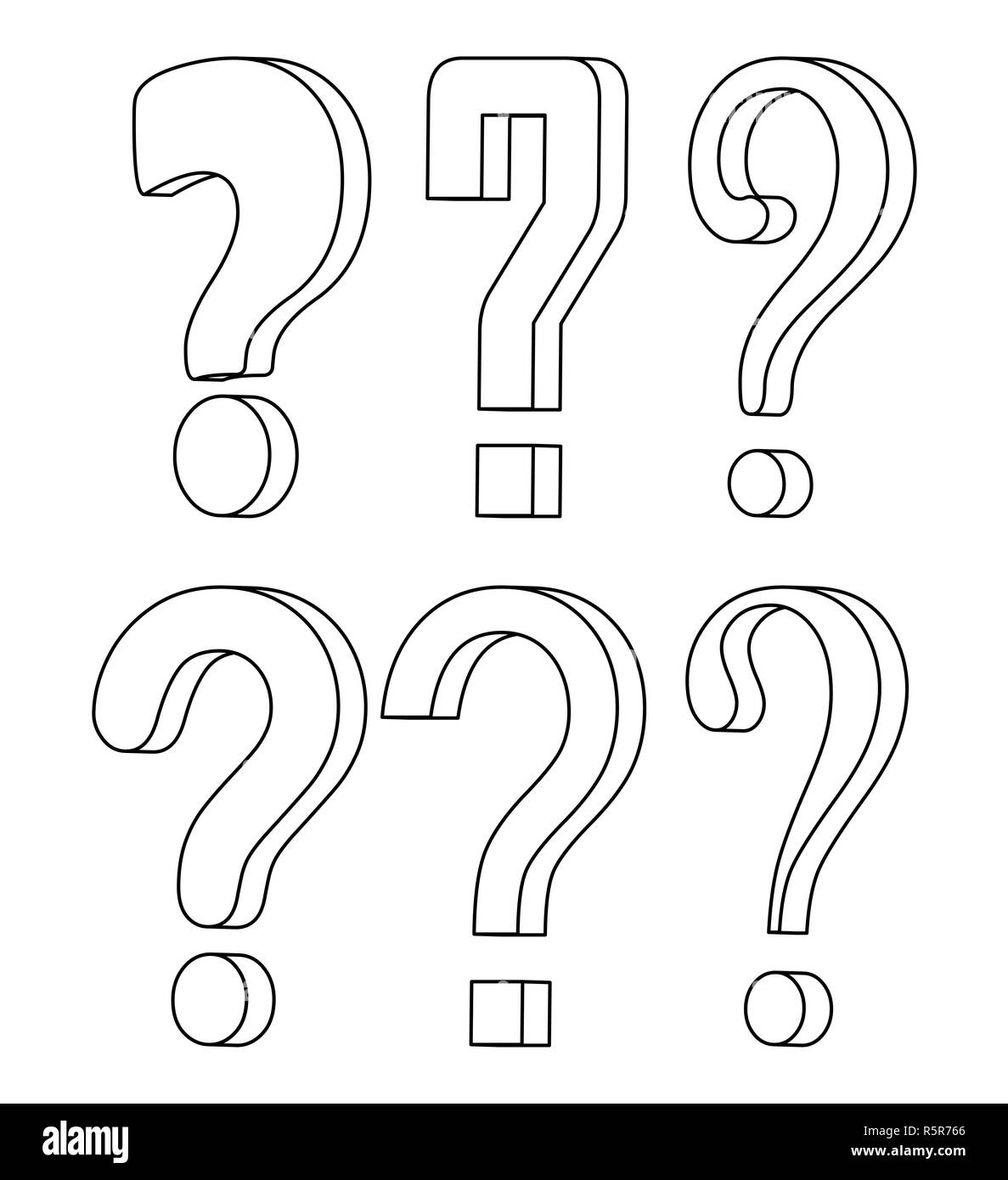 Question Mark Silhouette Hi res Stock Photography And Images Alamy