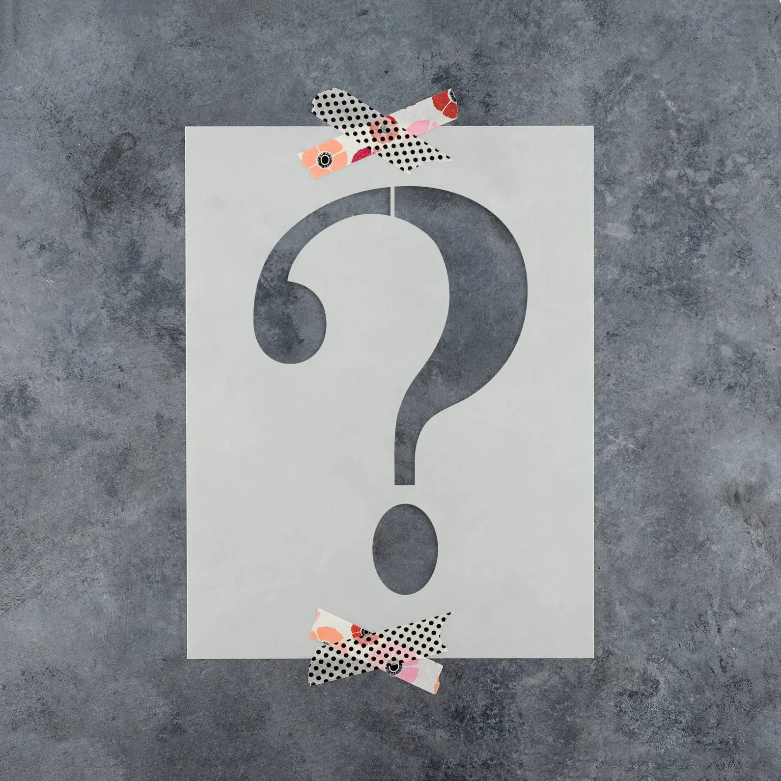 Question Mark Stencil Question Mark Template Large Question Mark Stencil Mark Stencil Question Stencil Question Stencils Etsy