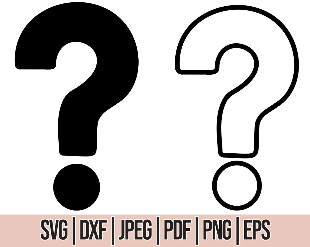 Question Mark Svg Etsy
