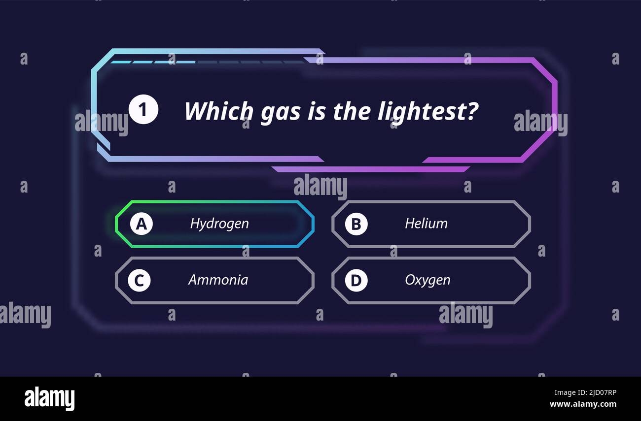 Quiz Questions And Test Menu Choice Vector UI Background Trivia Quiz Show Questions And Answers Option Menu With Bubble Frames Layout For Intellectual Test Game Stock Vector Image Art Alamy