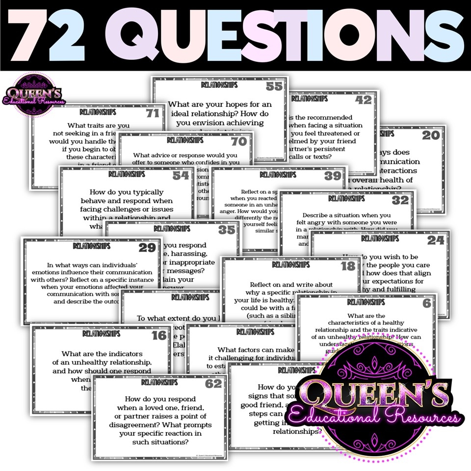 Relationships Questions Relationship Building Social Awareness Questions Made By Teachers