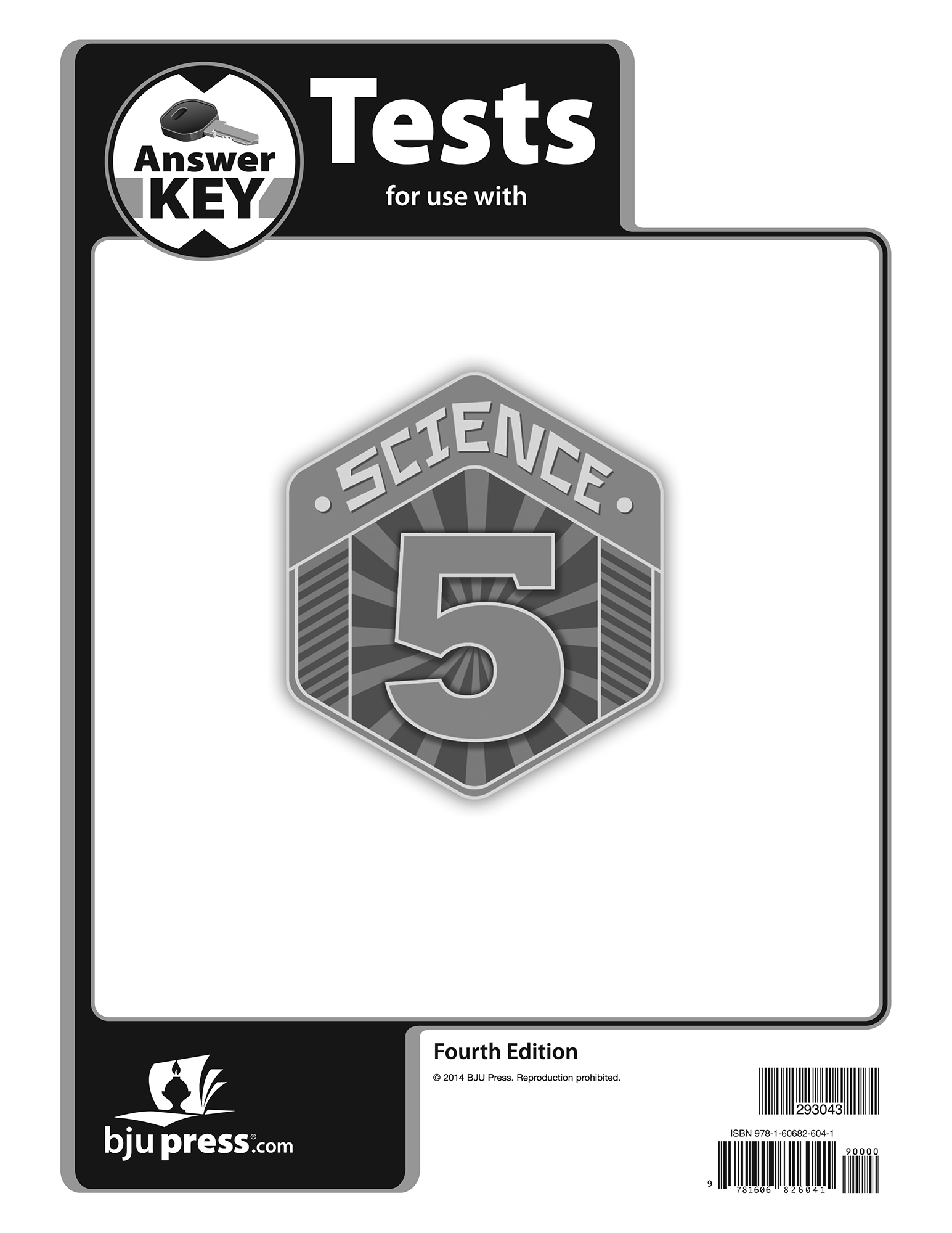 Science 5 Tests Answer Key 4th Ed BJU Press