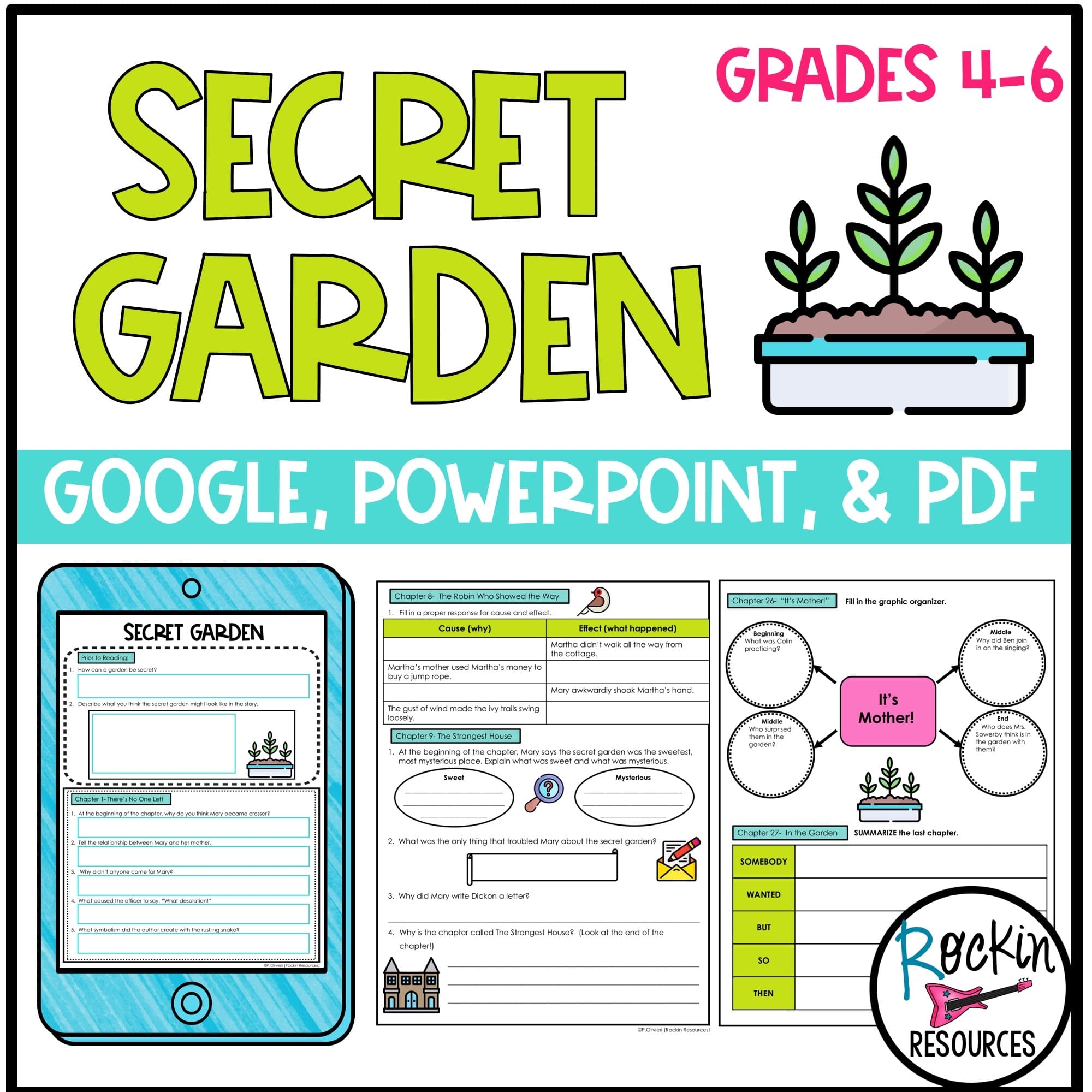 Secret Garden Digital And Print Rockin Resources