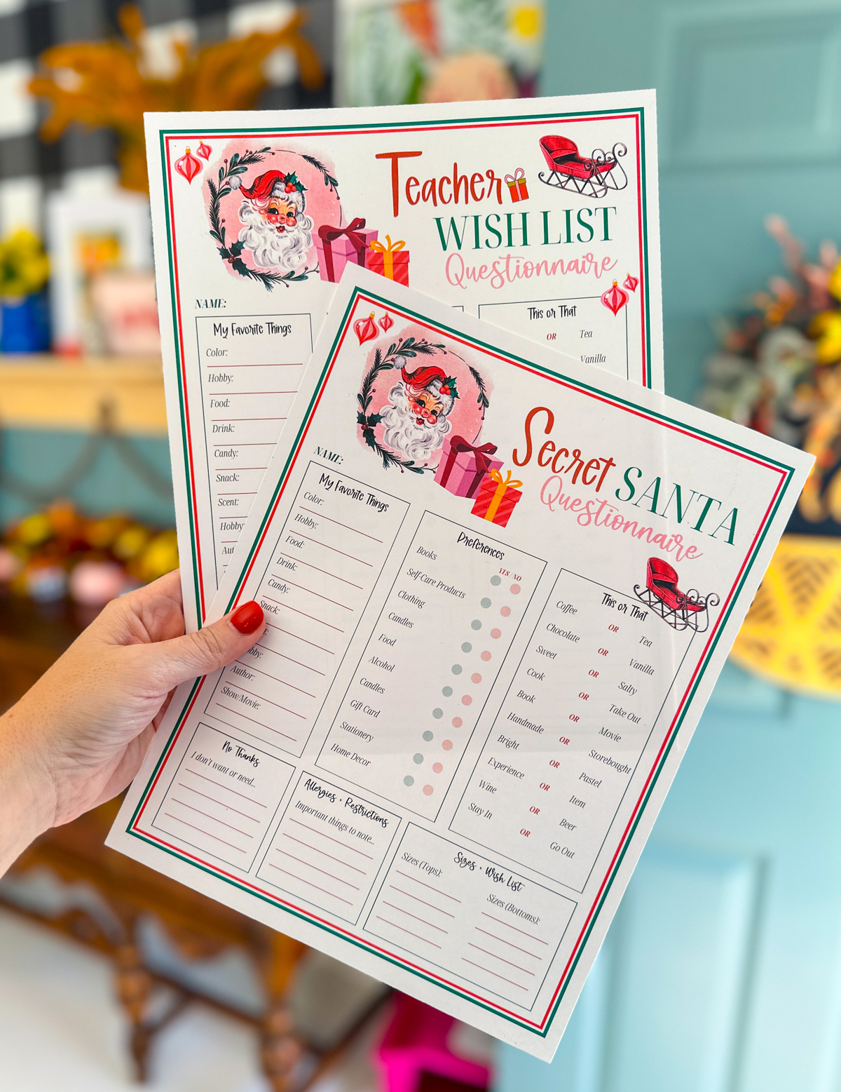 Free Secret Cupid Questionnaire Printable