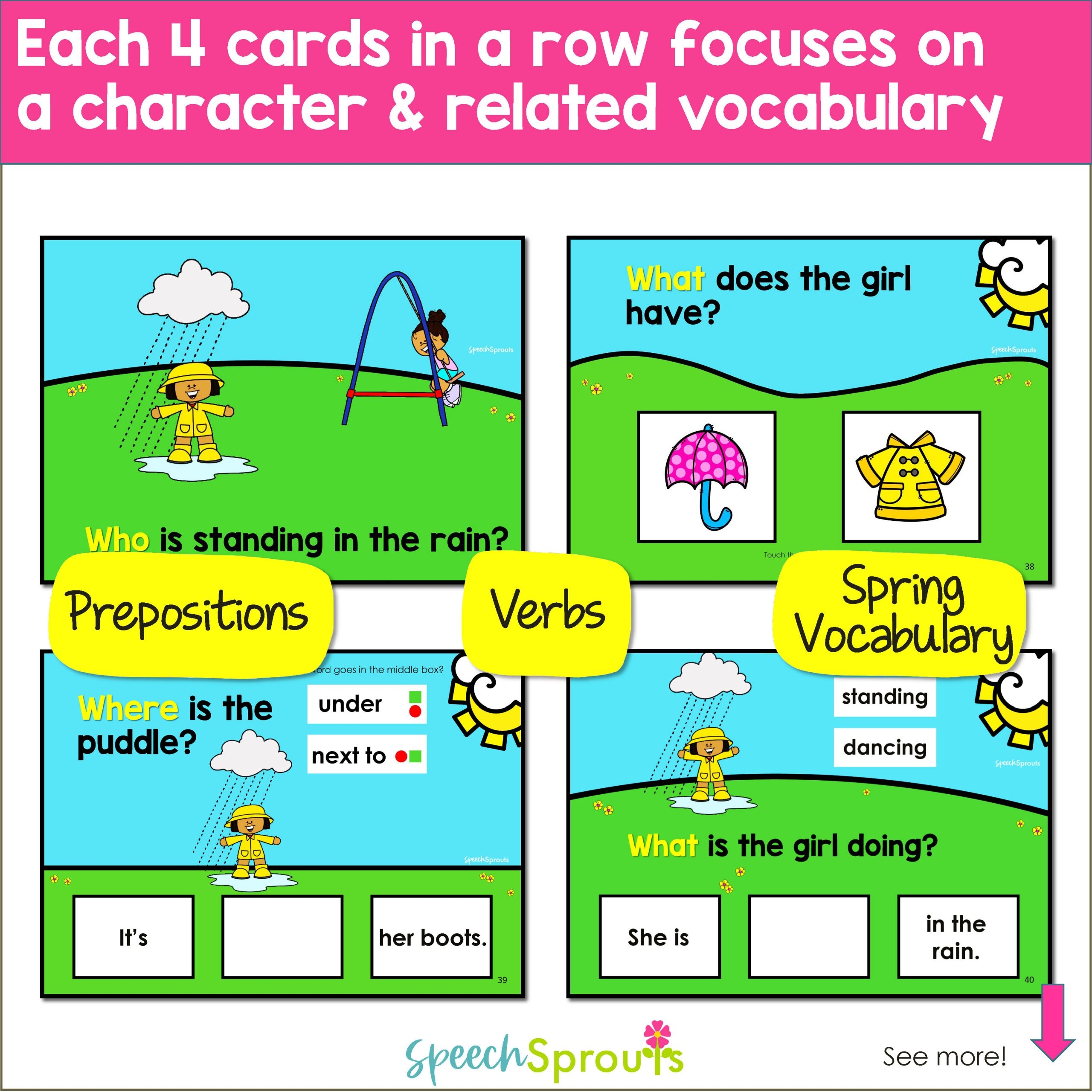 Preschool WH Questions Printable