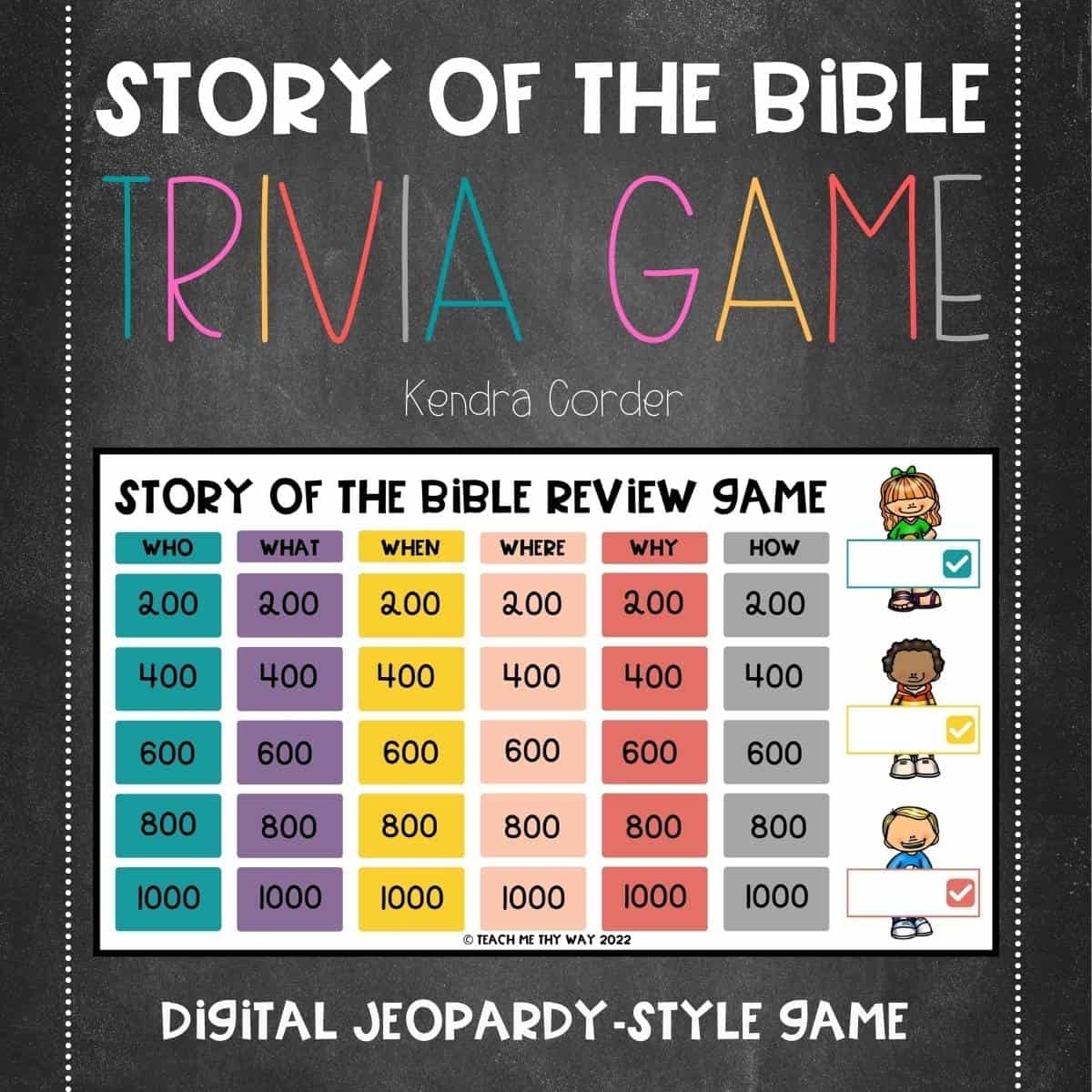Story Of The Bible Trivia Game