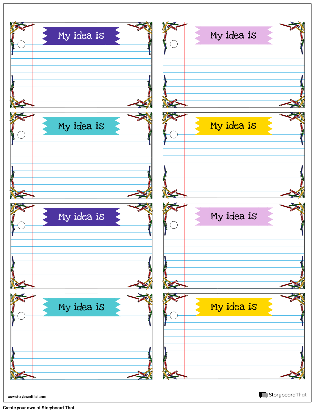 Storyboard That Free Suggestion Box Templates