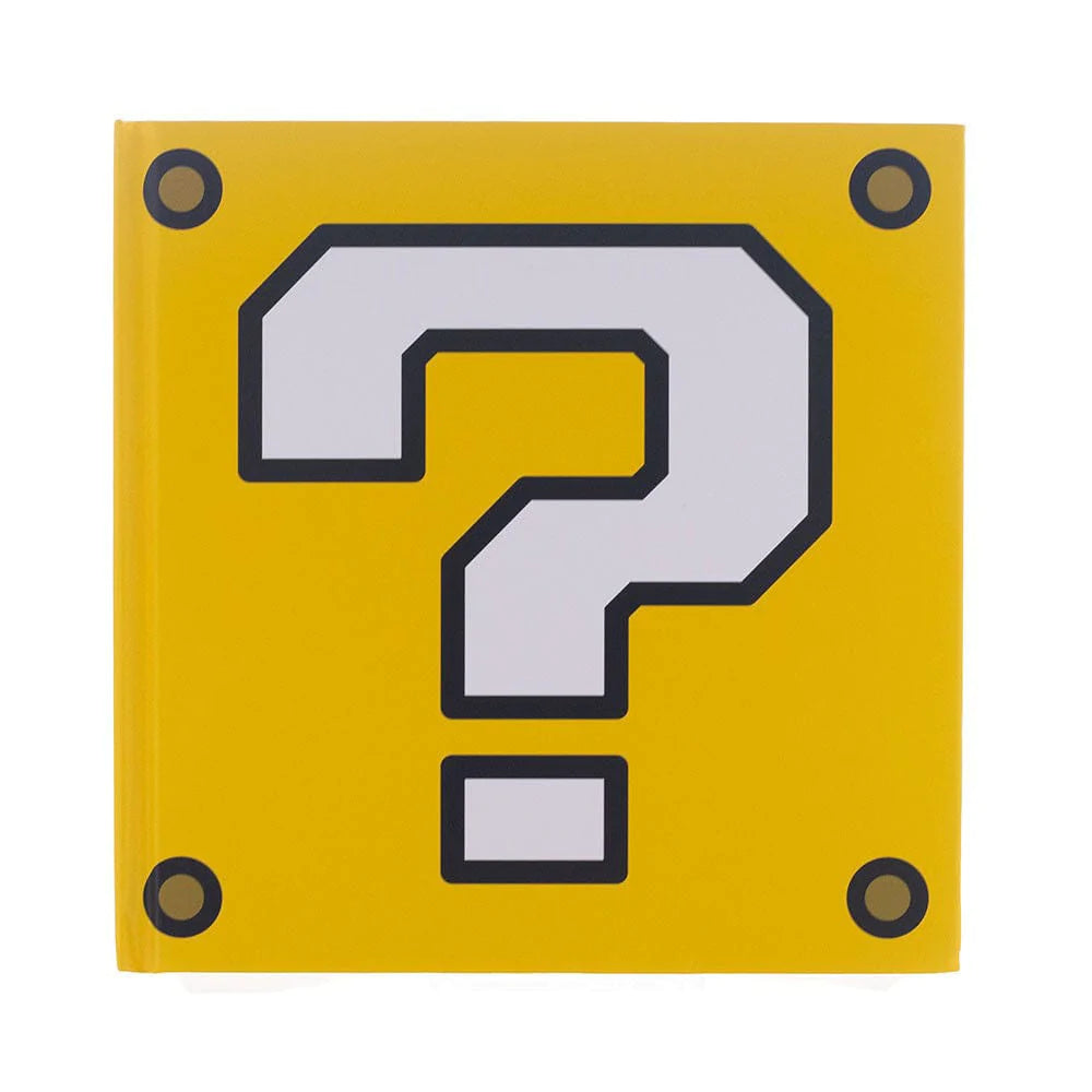 Super Mario Question Block Hardcover Journal GeekyGlamorous Worksheets Library