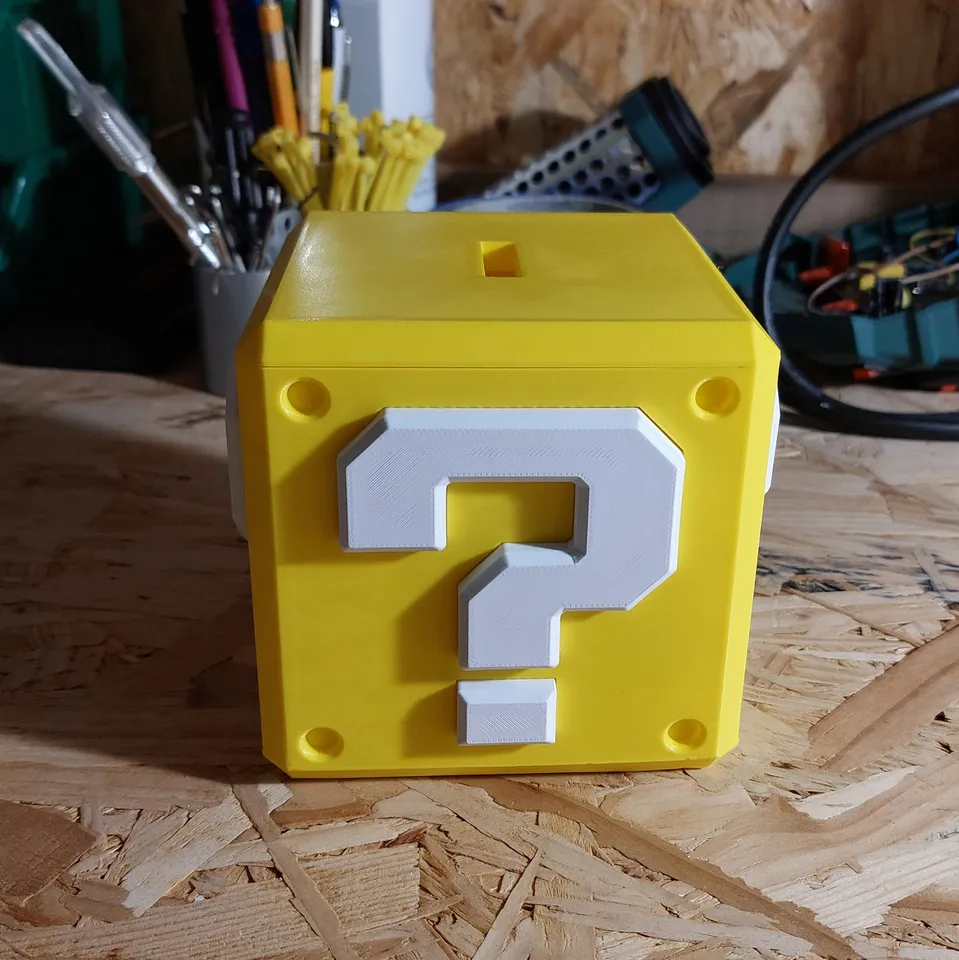 DIY Mario Question Block Printable