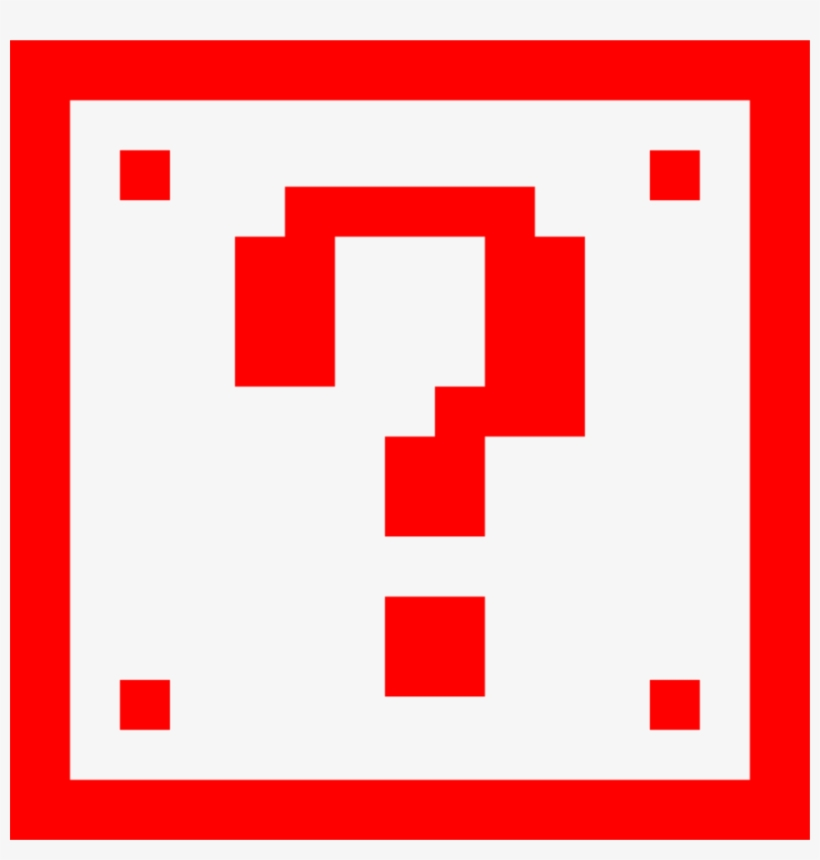 Super Mario Question Mark Clipart Super Mario Bros 8 Bit Question Mark Free Transparent PNG Download PNGkey