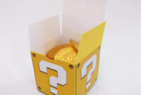 Super Mario Question Treat Box DIY Printable Etsy