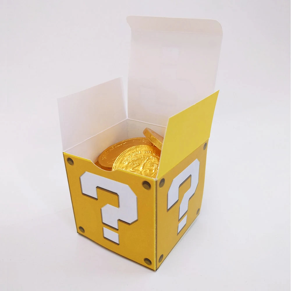 Super Mario Question Treat Box DIY Printable Etsy