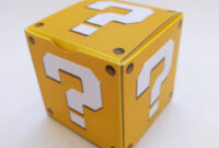 Super Mario Question Treat Box DIY Printable Etsy