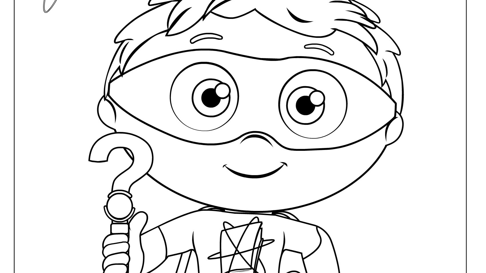 Super Why Question Mark Coloring Page Kids PBS KIDS For Parents