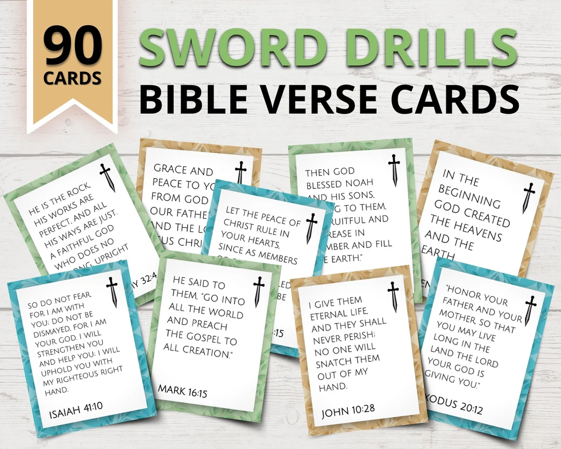 Swords Ready It s Time For Bible Sword Drills 