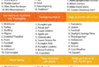 Thanksgiving Outburst Game Free Printable Play Party Plan