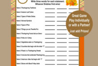 Thanksgiving Trivia Game Think Fast Game Thanksgiving Printable Games Fun Friendsgiving Game Zoom Game Family Game Instant Download Etsy