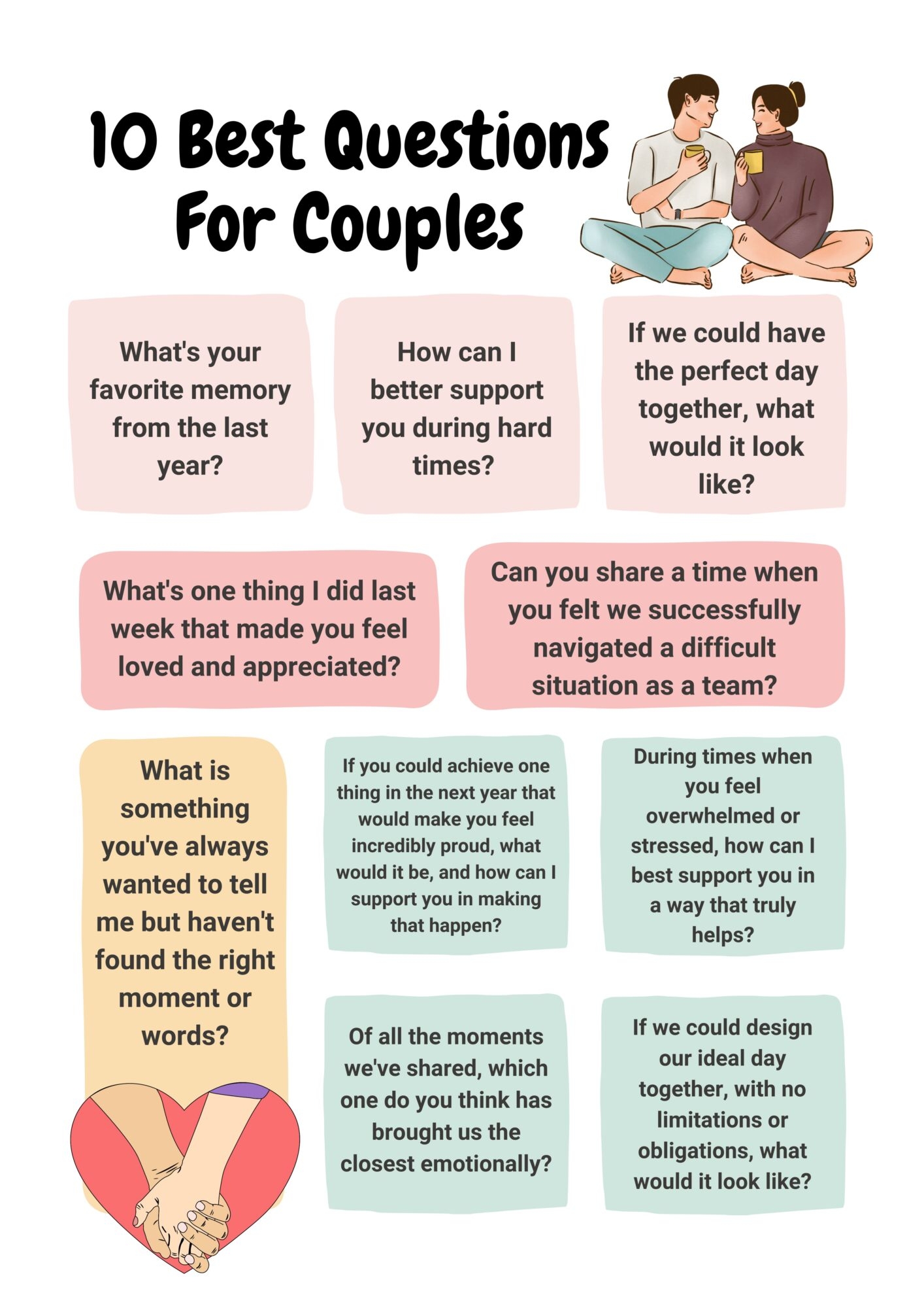 The Best Questions To Ask For Couples To Reconnect