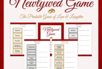 The NEWLYWED PRINTABLE GAME 50 Questions To Test Your Knowledge On Your Significant Other Instant Download Pdf Files Etsy