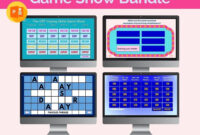 Therapy Game Show Bundle Group Therapy Activities Therapy Games Skills Counseling Palette