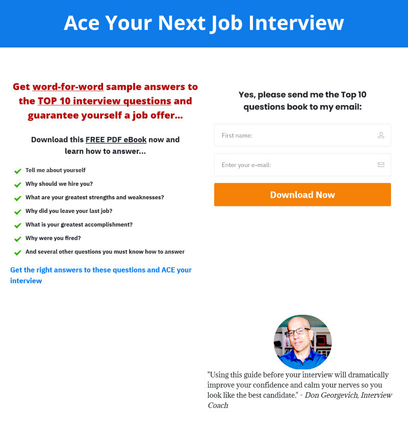 Top 10 Interview Questions Printable with Answers