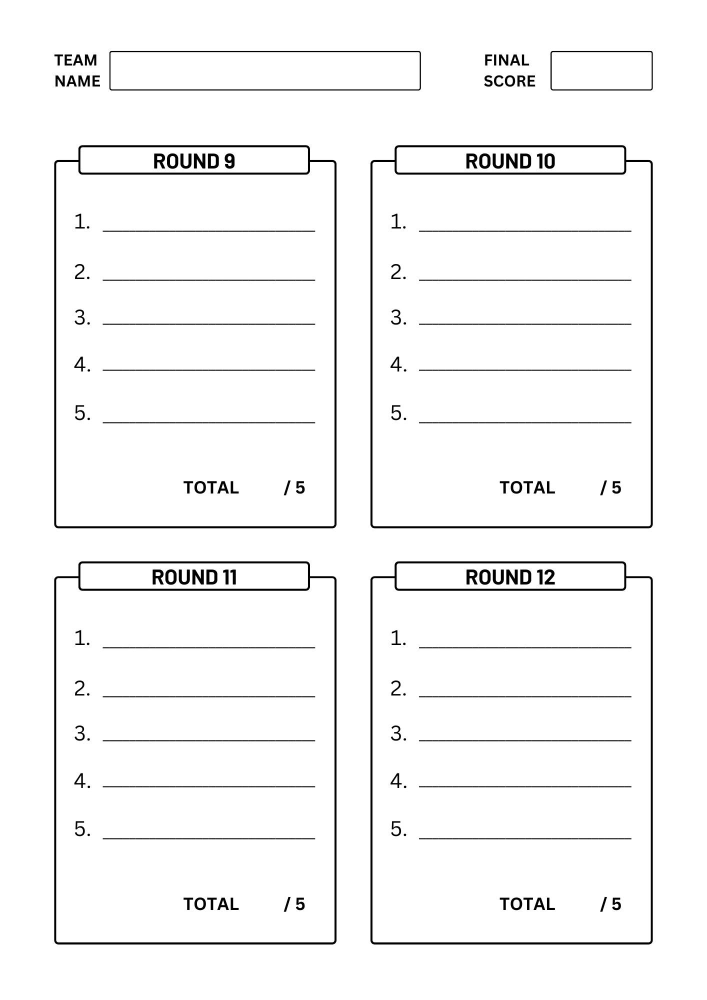 Trivia Answer Sheets Trivia Quizzes Trivia Night Printable Trivia Answer Sheets Game Nights Party Games Trivia Printables Etsy
