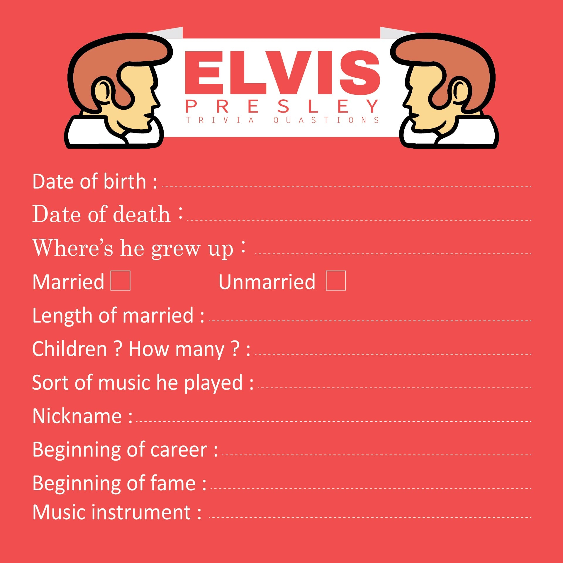 Free Printable Triva Questions and Answers for Senior Citizens