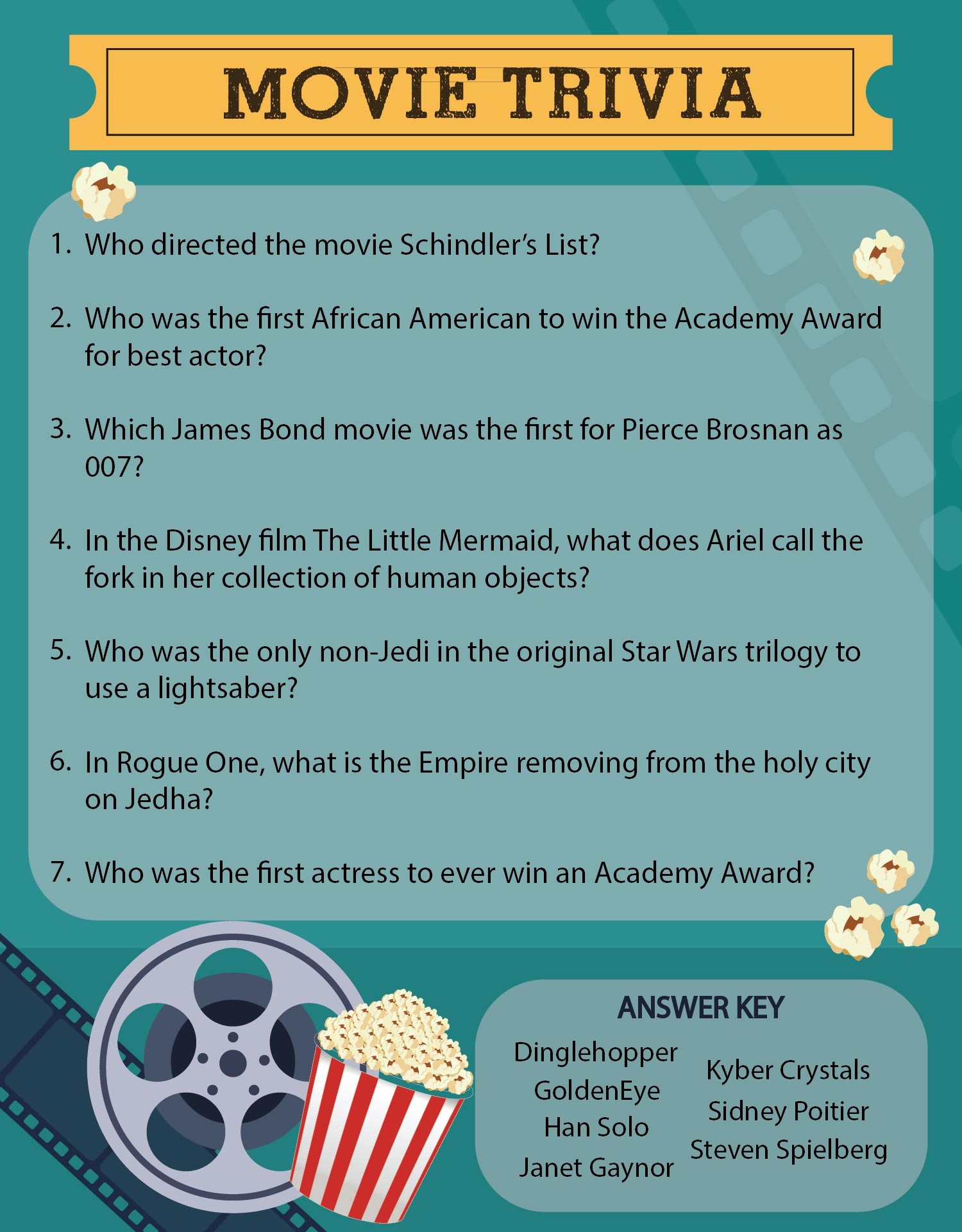 TV Trivia Games 6 Free PDF Printables Printablee