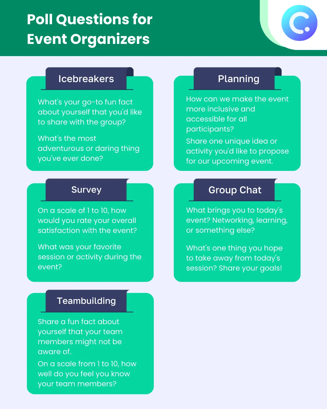 Ultimate List Of 275 Poll Questions On Everything ClassPoint