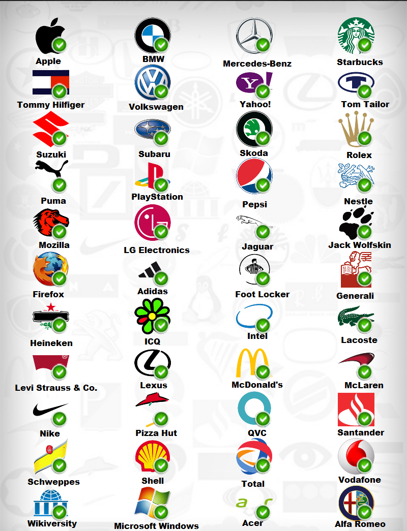 Ultimate Logo Quiz Answers Car Logo Picture Quiz Fun Printable Quiz With Answers Perfect