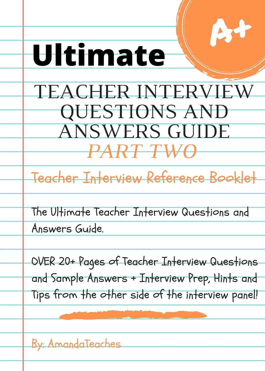 ULTIMATE Teacher Interview Questions And Answers Guide PART TWO Etsy