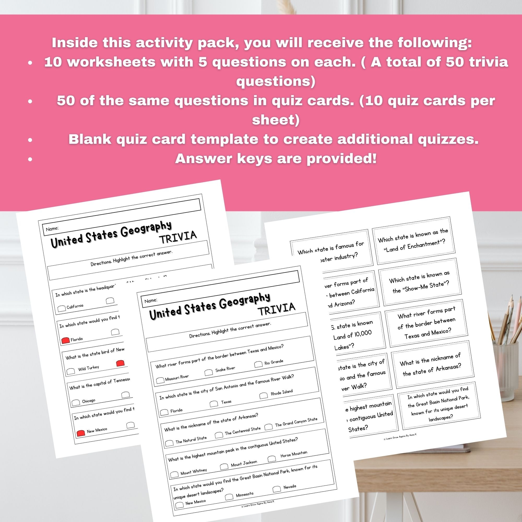 Free Printable Qyuz Answer Crds