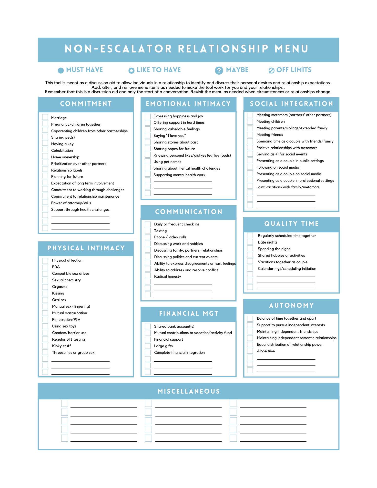 V3 Relationship Components Menu last Update For Now R polyamory