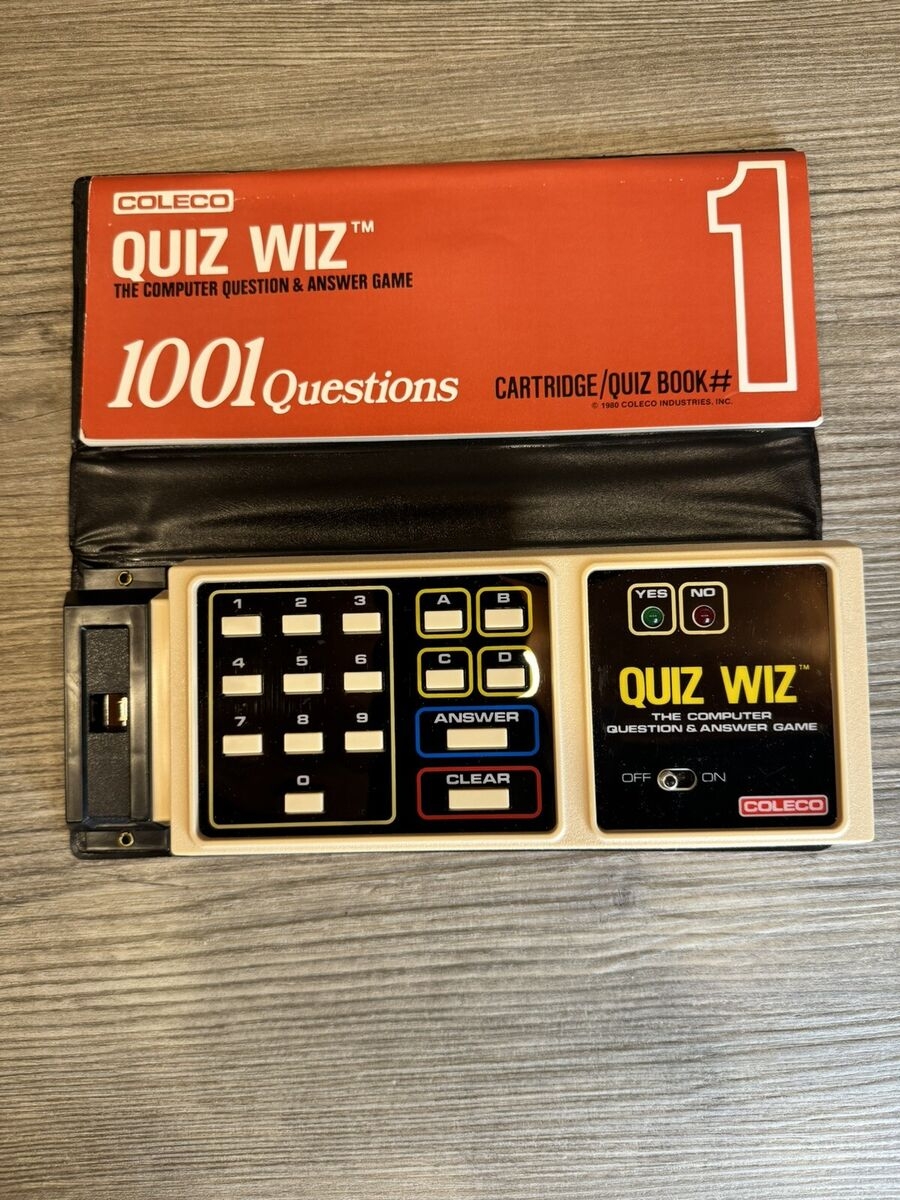 Vintage 1970 s Quiz Wiz The Computer Question And Answer Game Complete EBay