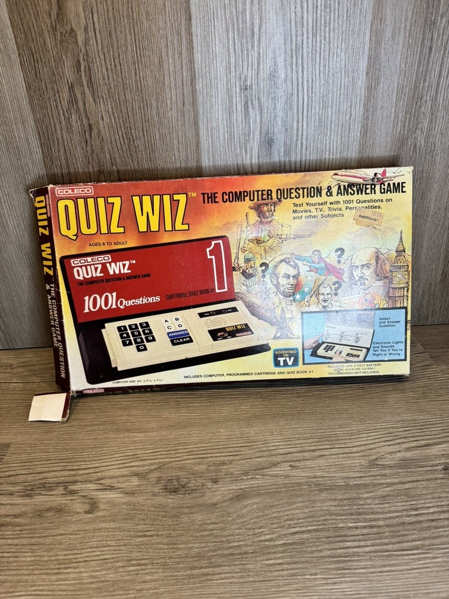 Vintage 1970 s Quiz Wiz The Computer Question And Answer Game Complete EBay