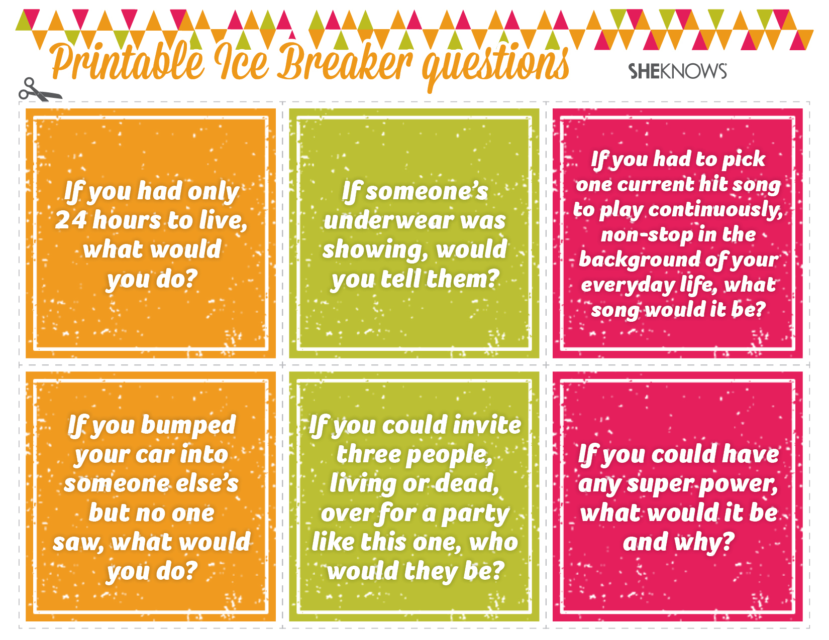 Conversation Questions for Couples Game Printable