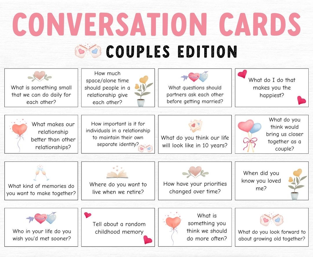Couples Game Questions Printable