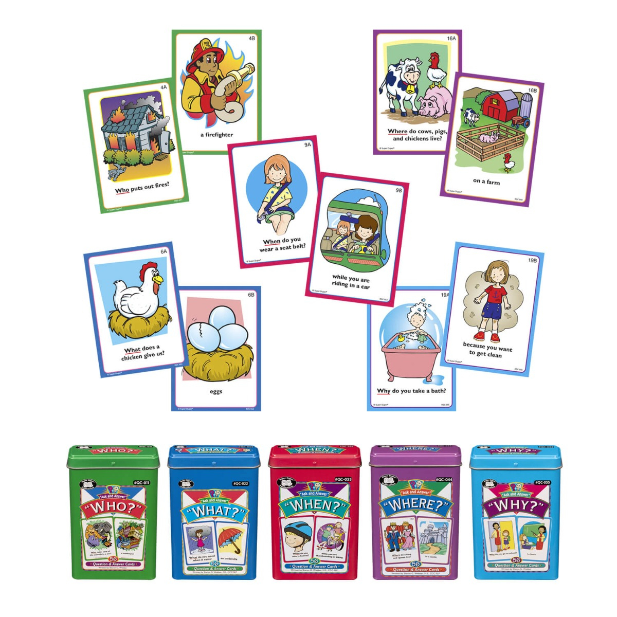  WH Question Card Bundle Ask And Answer 
