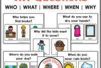 Wh questions 100 Printable Task Cards who What Where When Why Etsy