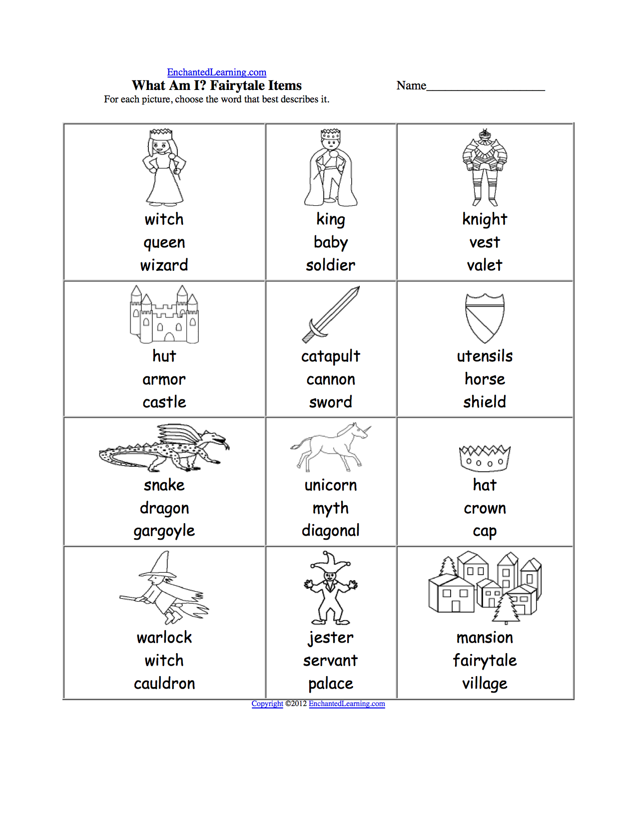 Printable What AM I Questions