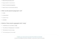 What Is Geography Quiz Worksheet For Kids Study