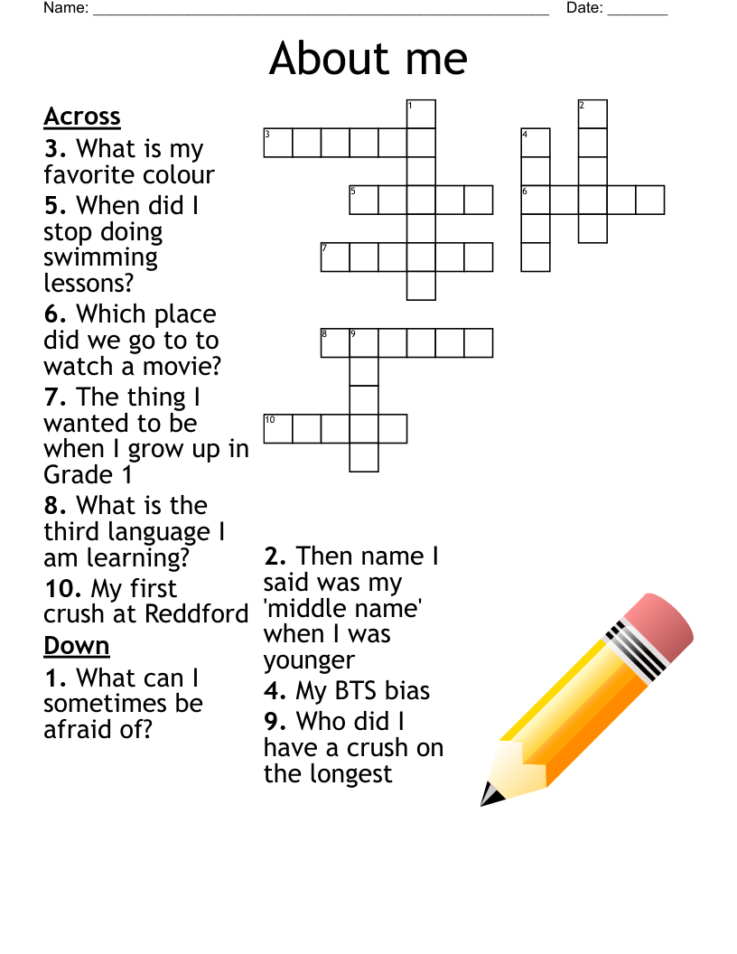 WHO AM I Worksheet WordMint