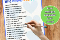 Who Knows Dad Best Printable Party Game For Dads Birthday Party Game Printable Fathers Day Gift Idea From Kids Crafts Funny Dad Quiz For Dad Etsy